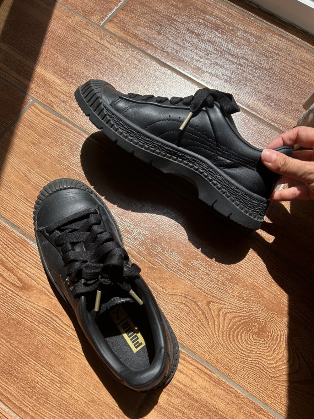 Puma Black Chunky Low-Top Sneakers